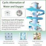 TOUTEK 30-Pot Hydroponic Growing Tower System