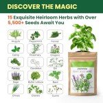 Herb Seeds Variety Pack - Non-GMO Heirloom Seeds