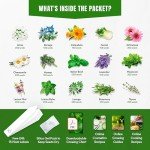 Herbal Tea Seeds Variety Pack for Home Garden