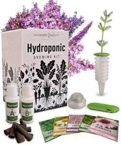 Indoor Herb Growing Kit with Heirloom Seeds