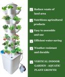 TOUTEK 30-Pot Hydroponic Growing Tower System