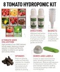 Hydroponic Tomato Seeds Kit for Indoor Gardening