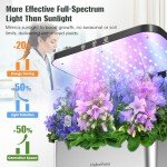 Indoor Hydroponic Herb Garden with Grow Light