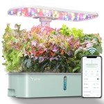 Smart Hydroponic Indoor Garden with 24W Grow Light