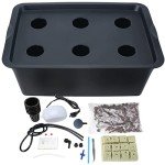 Deep Water Culture Hydroponic Growing Kit - 6 Sites