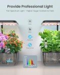 iDOO Hydroponics Indoor Herb Garden System 12 Pods