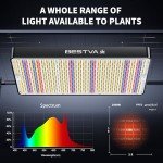 BESTVA DC1000 LED Grow Light for Indoor Plants