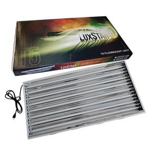 LuxStar 4' Hydroponic T5 Fluorescent Grow Lights