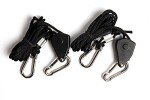 Adjustable Ratchet Hangers for Hydroponics & Grow Lights