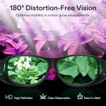 VIVOSUN Hydroponic LED Grow Room Glasses Set