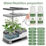 Tigvio Hydroponic Nutrients A&B for Plant Growth