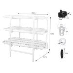 LAPOND 3-Tier Hydroponics Growing System Kit