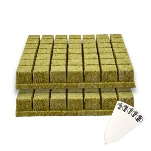 Grodan 1.5" Rockwool Cubes Seed Starters (98 Pack)