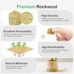 VIVOSUN 72 Rockwool Cubes and Net Pots Set