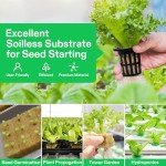 VIVOSUN 72 Rockwool Cubes and Net Pots Set