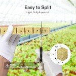 VIVOSUN 72 Rockwool Cubes and Net Pots Set