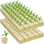 Hydroponic Seed Starter Rockwool Cubes - 100 Plugs