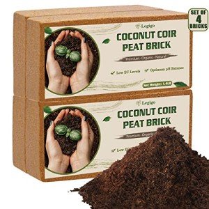 4 Pack Organic Coco Coir Bricks for Gardening