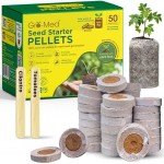 Organic Coco Coir Seed Starter Pellets - 50 Pack