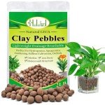Halatool 2 LB Organic Expanded Clay Pebbles for Plants