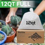 12QT Perlite for Enhanced Plant Drainage & Growth