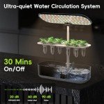 Indoor Hydroponic Herb Garden with LED Grow Light