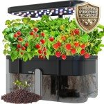 Indoor Hydroponic Herb Garden Kit with LED Light