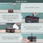 Indoor Hydroponic Herb Garden Kit with LED Light