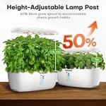 Indoor Hydroponic Garden System with LED Grow Light