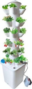 TOUTEK 30-Pot Hydroponic Growing Tower System