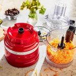 KitchenAid KFP0718ER 7-Cup Food Processor Chop, Puree, Shred and Slice - Empire Red