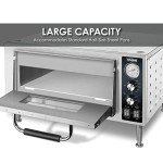 Waring Commercial Waring WPO500 Commercial Single Pizza Oven, 34x34x23.5, Silver