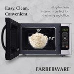 Farberware Countertop Microwave Oven with Sensor Cooking, 1.2 cu. Ft, Stainless Steel