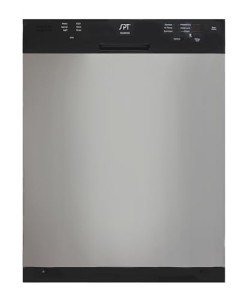 SPT SD-6501SSA 24″-wide Built-In Stainless Steel Tall Tub Dishwasher with ENERGY STAR, Heated Drying, 6 Wash Programs and 14 Plate Settings – Stainless