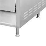 Adcraft PO-18 18" Single Deck Counterop Pizza Oven, Stainless Steel, 240v, NSF