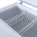 Avanti CF10F0W Chest Freezer with Adjustable Temperature Control, Free-Standing with Single Flip-Up Lid, Manual Defrost with Drain And Removable Baskets Perfect for Homes, Garages, Basements, 10-Cu.Ft