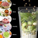 OMMO Blender 1800W, Professional High Speed Countertop Blender with Durable Stainless Steel Blades, 60oz BPA Free Blender for Shakes and Smoothies, Nuts, Ice and Fruits, Dishwasher Safe