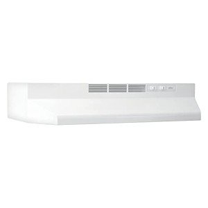 Broan-NuTone 412401 Non-Ducted Under-Cabinet Ductless Range Hood Insert, 24-Inch, White
