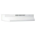 Broan-NuTone 412401 Non-Ducted Under-Cabinet Ductless Range Hood Insert, 24-Inch, White