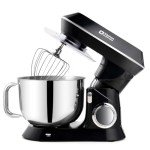 Kitchen in the box Stand Mixer, 900W 7.5QT Kitchen Electric Mixer, 6-Speed Tilt-Head Food Mixer for Baking with Dough Hook,Wire Whip,Beater (Black)