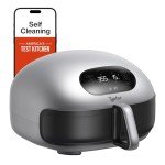 Typhur Dome 2 Air Fryer, Extra Large Airfryer with Superior Airflow, Self-cleaning Smart Digital Fryer with PFAS free Basket for Quick Easy Meals, Up to 32 Chicken Wings Capacity [New Version]