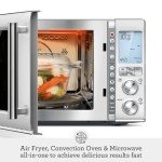Breville BMO870BSS1BUC1 Combi Wave 3-in-1 Microwave, Brushed Stainless Steel