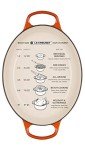 Le Creuset Enameled Cast Iron Signature Oval Dutch Oven, 15.5 qt., Flame