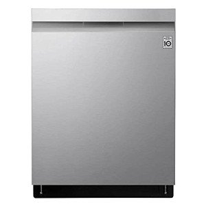 LG LDP6810SS 24" Top Ctrl Dishwasher, 44 dBA, 3rd Rack, TrueSteam, ThinQ