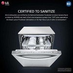LG LDP6810SS 24" Top Ctrl Dishwasher, 44 dBA, 3rd Rack, TrueSteam, ThinQ