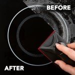 Weiman Cooktop and Stove Top Cleaner Kit - Glass Cook Top Cleaner and Polish 10 oz. Scrubbing Pad, Cleaning Tool, Razor, Scraper