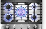 FOTILE GLS30501 30” Stainless Steel 5-Burner Gas Cooktop, Tri-Ring 22,000 BTUs Center Burner with Flame Failure Protection Removable Grates and Installation/LP Kit