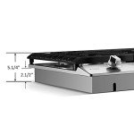 FOTILE GLS30501 30” Stainless Steel 5-Burner Gas Cooktop, Tri-Ring 22,000 BTUs Center Burner with Flame Failure Protection Removable Grates and Installation/LP Kit