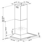 Broan-NuTone BWS2304SS Range Hood, 30-Inch, Stainless Steel Legacy