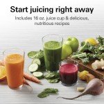 Hamilton Beach Juicer Machine, Big Mouth Large 3” Feed Chute for Whole Fruits and Vegetables, Easy to Clean, Centrifugal Extractor, BPA Free, 800W Motor, Silver